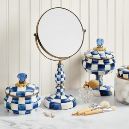 ВАЗОЧКА ДЛЯ МЕЛОЧЕЙ С КРЫШКОЙ royal check 89398-240